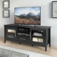thumbnail image 2 of CorLiving Jackson Black Wood Grain Finish TV Bench, 2 of 4