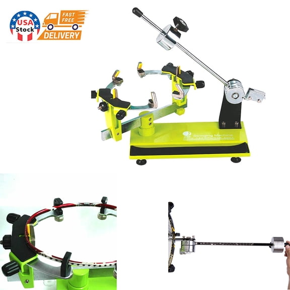 SHANNA  Badminton Racket Stringing Machine Tennis Squash 360° Stringing Tool, Winch Type, US Stock