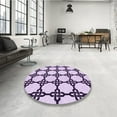 thumbnail image 3 of Ahgly Company Indoor Rectangle Patterned Rebecca Purple Area Rugs, 5' x 7', 3 of 6