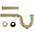 thumbnail image 3 of Ayna Decors Brushed Gold P Trap in Brass Material, Basin Sink Waste Trap Drain Kit, 2 Pack, 3 of 7