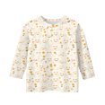 thumbnail image 4 of CCRFTGI Easter 3/4 Sleeve Girls Tops 10-12 Funny Bunny Rabbit Easter Egg Print T-shirt for kids Trendy Round Neck Tshirts Casual Fall Winter Gifts for Girls Beige 5-6 Years, 4 of 5