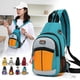 thumbnail image 3 of Mochila pequeña para mujer, bolso bandolera de moda, bolso deportivo para mujer, mochila de viaje, bolso bandolera, mochila para niña, color verde, 3 of 3