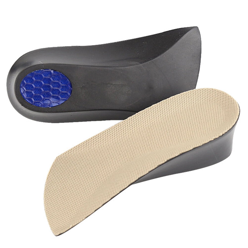 1 Pair of 1.5cm Height Increase Insole PU Invisible Shoe Lifts Heel
