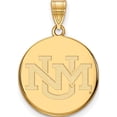 thumbnail image 1 of 10K Yellow Gold 10Ky Logoart University Of New Mexico Large Pendant (23 X 31) Made In United States 1y006unm, 1 of 5