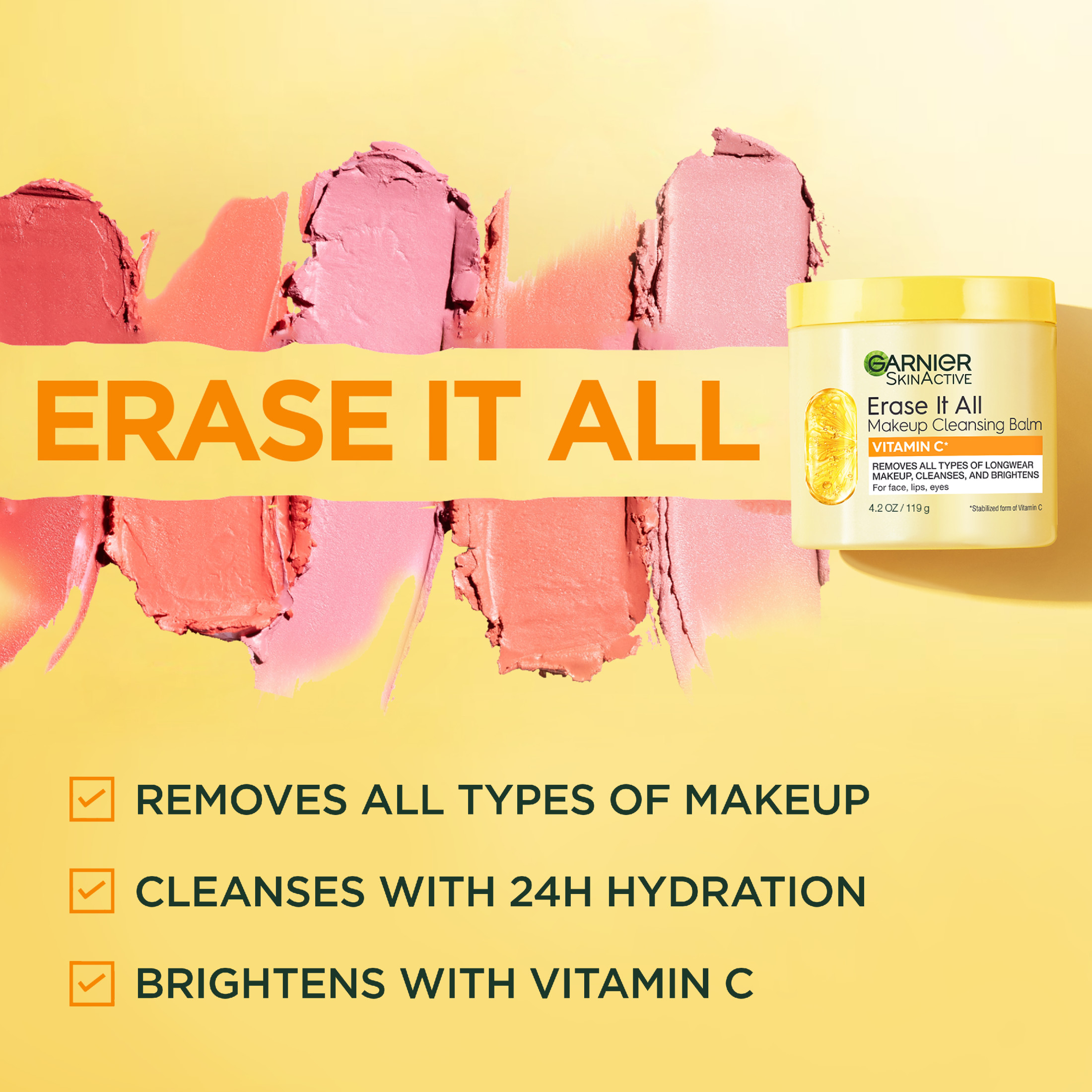 Garnier SkinActive Erase It All Makeup Cleansing Balm, 4.2 oz photo 6