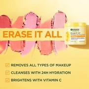 Garnier SkinActive Erase It All Makeup Cleansing Balm Vitamin C, Face Cleanser, 4.2 oz