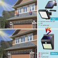thumbnail image 4 of 3X Solar Power Wall Light Outdoor Motion Sensor Light 56 LED Security Night Light for Garden Garage Driveway Porch Fence, 4 of 5