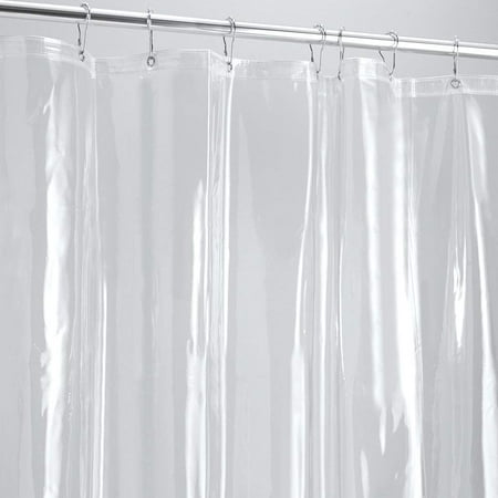 Heavyweight Vinyl Shower Curtain Liner, Black Vinyl Shower Curtain Liner