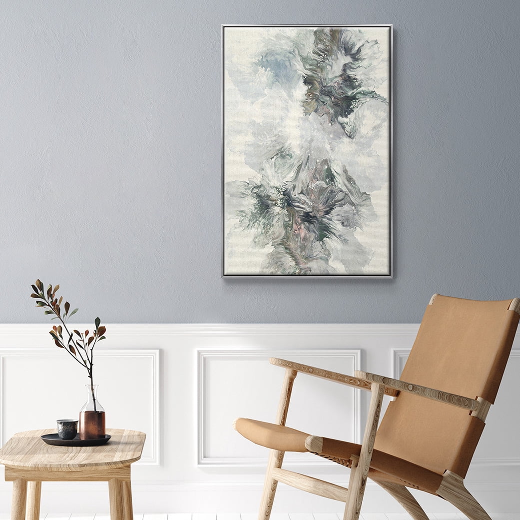 Dancing With Passion Framed Premium Gallery Wrapped Canvas - Ready to Hang - 27 x 41 - Silver Floating Frame