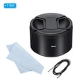 thumbnail image 3 of Uxcell 62mm Lens Hood, Long Focus Inside Hood with 67mm Lens Cap and Cloth, 3 of 7