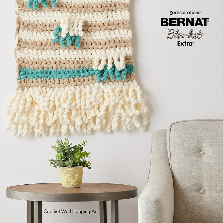 Bernat® Blanket Extra™ #7 Jumbo Polyester Yarn, Smoky Green 10.5oz/300g, 97  Yards (4 Pack)