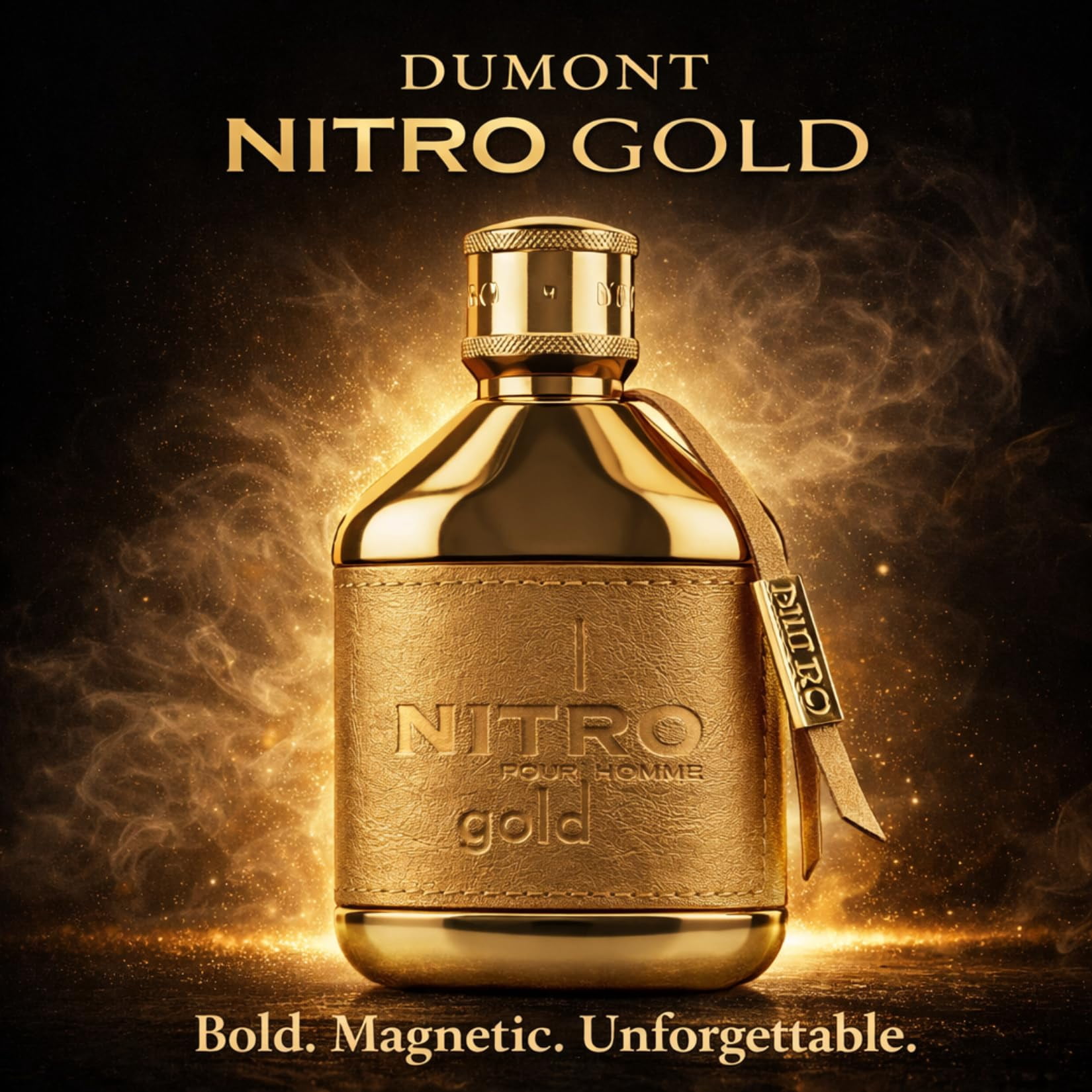 Dumont Unisex Nitro Gold Extrait de Parfum Spray 3.4 oz Fragrances 3760060769558