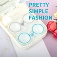 thumbnail image 3 of Two Packs Contact Lens Care Vision Care Nobleness Cute Contact Lens Cases Contact Lens Set Contact Lens kit Set Colored Contact Lenses for Women (Blue), 3 of 6