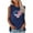 Navy, variant on IROINNID Sleeveless Tank For Women Comfortable Casual Round Neckline Women Tops USA 4th Of July