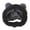 black, variant on TISHITA Cat Costume Hat Small Pet Headwear Walking Party Cosplay Caps Pet Ears Warm Hats white and black