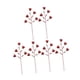 thumbnail image 3 of 6 palitos de corazón artificiales para San Valentín, palitos florales con forma de corazón, manualidades flexibles corazon rojo, 3 of 9