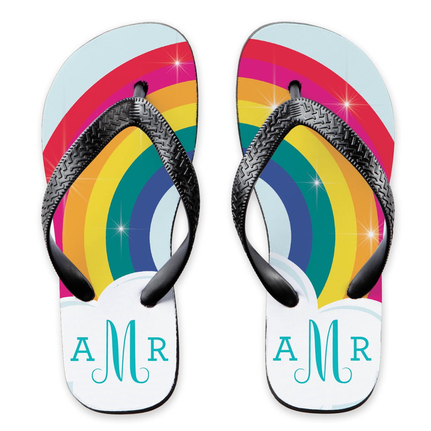 Rainbow Youth Flip Flops