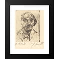 thumbnail image 2 of Lovis Corinth 15x18 Black Modern Framed Museum Art Print Titled - Self-Portrait (Self-Portrait) (1921-1922), 2 of 5