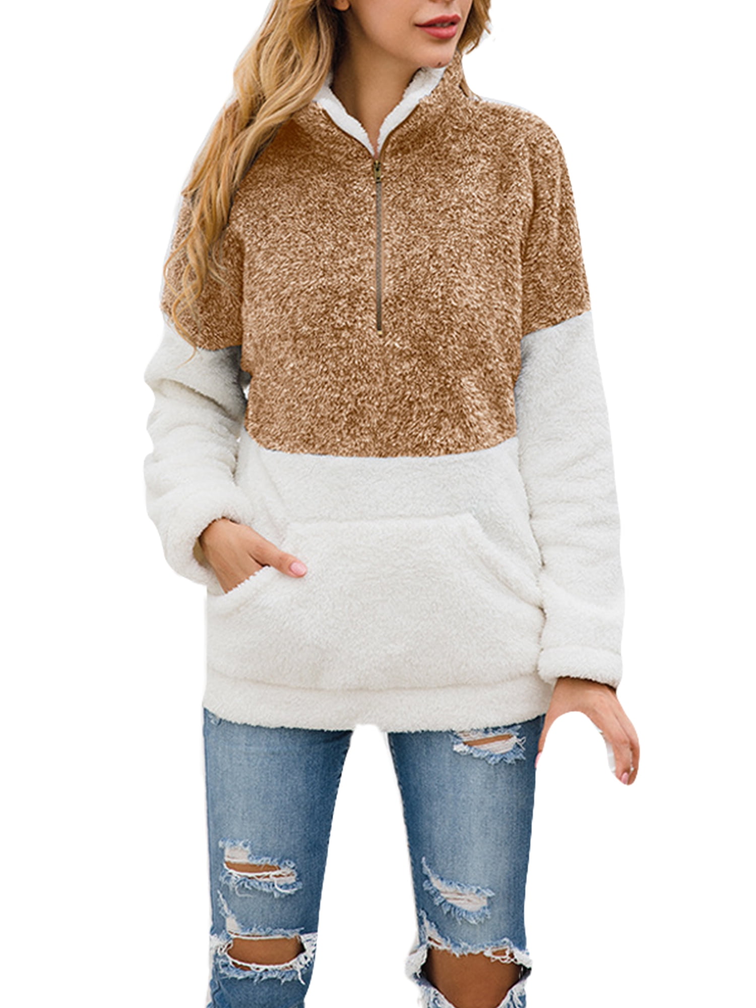 AU SELLER Women's Animal Hoodie Pullover Jumper Sweater Tops Fleece Coat T163 