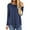 DARKBLUE, variant on SHIBEVER Women Fall Tops Solid Long Sleeve Tunic Shirts Loose Workout Tee Casual Blue Autumn Dressy T Shirt Clothing Size XXL