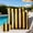 Yellow-YE, variant on MMJ Outdoor Waterproof Pillow Cover 17.7in Solid Color Geometric for Patio Sofa Chair Cushion