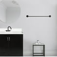 thumbnail image 5 of Design House Kelton Wall Mounted 24" Single Towel Bar, Matte Black, 5 of 11