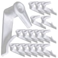 thumbnail image 5 of Soimiss 100Pcs Small Clamps White Plastic Lamp Shade Holders for Ceiling Light Indoor Use, 5 of 6