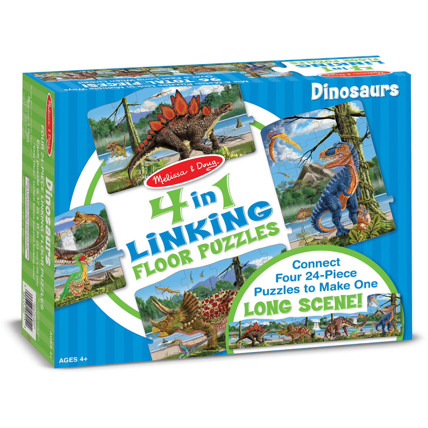  4M Dinosaurs 3D Floor Puzzles : Toys & Games