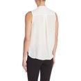 thumbnail image 2 of Rachel Roy Womens Beckett Tie Neck Sleeveless Blouse Top, White, Large, 2 of 2