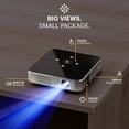 thumbnail image 3 of Kodak Luma 75 Ultra Mini Projector, Portable Pico Projector with 60" Screen, Tripod & Case (Black), 3 of 6