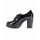 thumbnail image 3 of ZAPATO DE MUJER CASUAL NEGRO CHAROL SINTETICO MARCA LEON 7400, 3 of 4