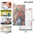 thumbnail image 6 of Yayeee 100% Cotton Hand Towels for Bathroom 16" x 28" Soft Absorbent Kitchen Towel, Red Vibrant Flowers, 6 of 7