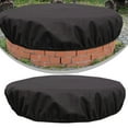 Outdoor Built In Fire Pit Cover for InGround Waterproof Heavy Duty