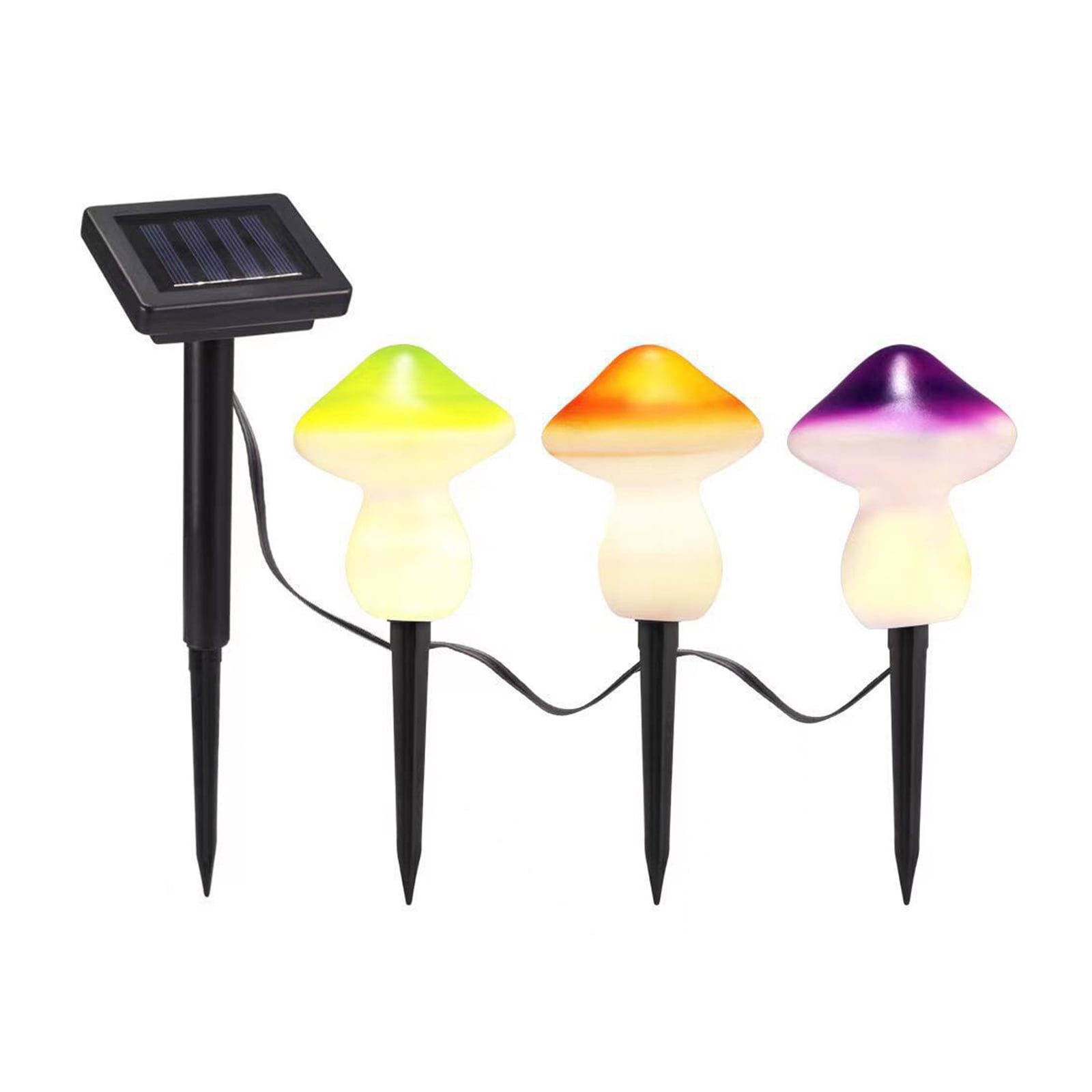 Details about   Solar Powered Mushroom LED Light Pathway Lamp Outdoor Garden Yard Decor Green 
