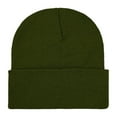 thumbnail image 2 of Baberdicy Unisex Ribbed Knit Beanie, Warm Winter Hat for Cold Weather, Stretch Fit Most T1514 S, 2 of 5