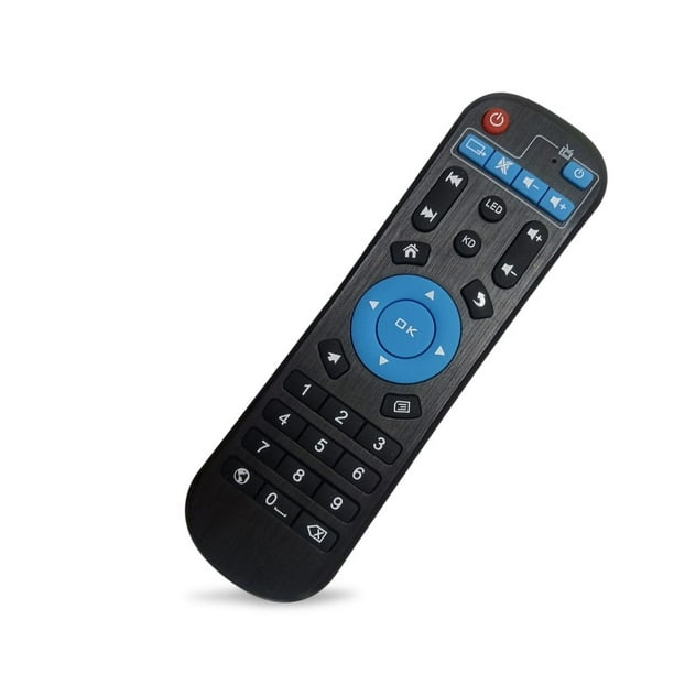 Inteprter Caja de televisión con Control remoto, portátil, reutilizable, inalámbrico, para oficina, comedor, controlador de repuesto para MXQ-4K H96 pro Controles remotos