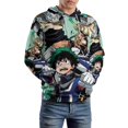 thumbnail image 5 of My Hero Academia Hoodie 3D Print Pullover Hooded Long Sleeve Sweatshirts Tops Blouse with Pocket for Mens Womens, 5 of 6