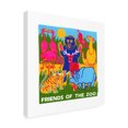 thumbnail image 2 of Hillary Vermont Pet Designs for Humans 'Friends Of The Zoo 1' Canvas Art, 2 of 3