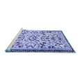 thumbnail image 2 of Ahgly Company Machine Washable Indoor Rectangle Animal Blue Traditional Area Rugs, 3' x 5', 2 of 4