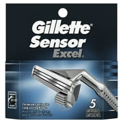 Gillette Sensor Excel Men's Razor Blade Refills - Pack of 5