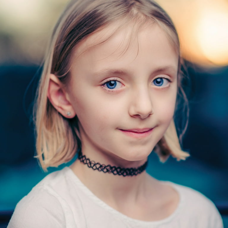 Tattoo Choker Little Girl Choker Necklace Mixed Magical Charm