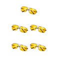 thumbnail image 1 of Minnieouse Gafas de conducción Gafas de sol con almohadilla nasal de silicona resistente a los arañazos ajustable Gafas protectoras retro Alta claridad Type2 NO2 Minnieouse CBP432958, 1 of 6