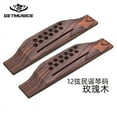 thumbnail image 1 of Replacement Rosewood Bridge for 12 String Acoustic Guitar Accessories Diy, 1 of 8