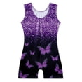 thumbnail image 3 of Weebloom Girls Gymnastics Leotard Athletic Romper Jumpsuit Stretchy Workout Bodysuit Playwear For Toddlers And Kids Comfortable Wear 3-4 Years, 3 of 5