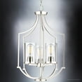thumbnail image 4 of Luxury Contemporary Chandelier, 26H x 16.625W, with Modern Style, Brushed Nickel, UHP4374 by Urban Ambiance, 4 of 5