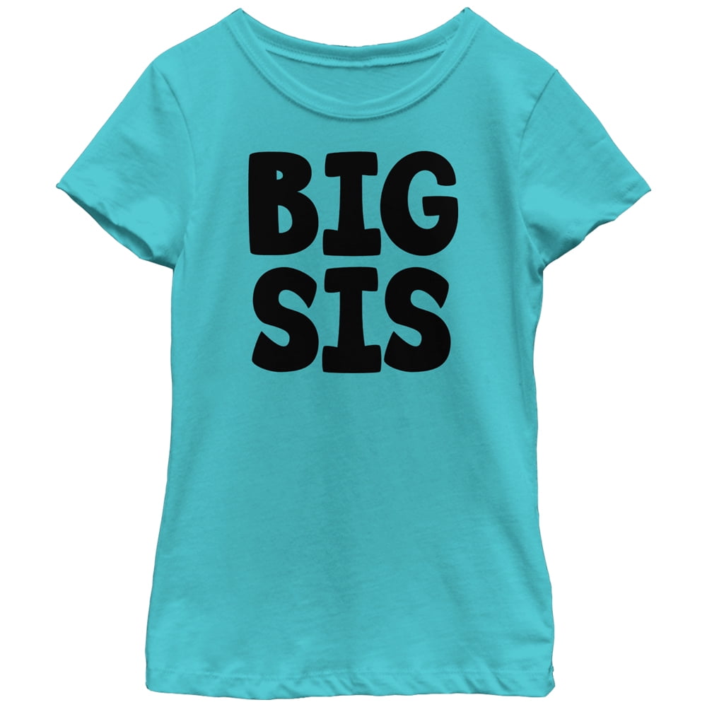 blue big sister shirt
