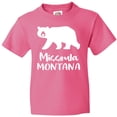 thumbnail image 3 of Inktastic Missoula, Montana White Bear Silhouette Youth T-Shirt, 3 of 5