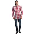 thumbnail image 4 of Camisa Regular Fit Manga Larga Wrangler Hombre 647 rojo G, 4 of 5