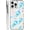 Blue Jellyfish Ocean, variant on Clear Case for iPhone 14, Magnetic Phone Case, Transparent Slim Cover, Military Grade Protection, Shockproof, Scratch Resistant, Blue Floral