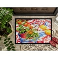 thumbnail image 3 of Carolines Treasures 6058MAT Flowers with a side of lemons  Door Mat Indoor Rug or Outdoor Welcome Mat 18X27 Doormat 27"L, 3 of 4